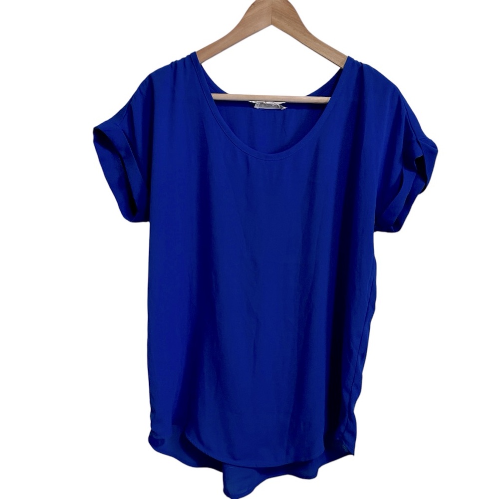 Classic Scoop Neck Women's Top - Royal Blue